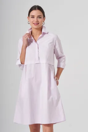 39" ¾ Sleeve Shirt Collar Dress