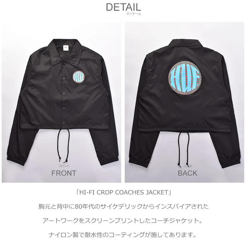 【クーポンコード使用で50％OFF】ハフ HUF HI-FI CROP COACHES JACKET WJK0011 アウター 返品無料【クーポンコード：50%OFF】