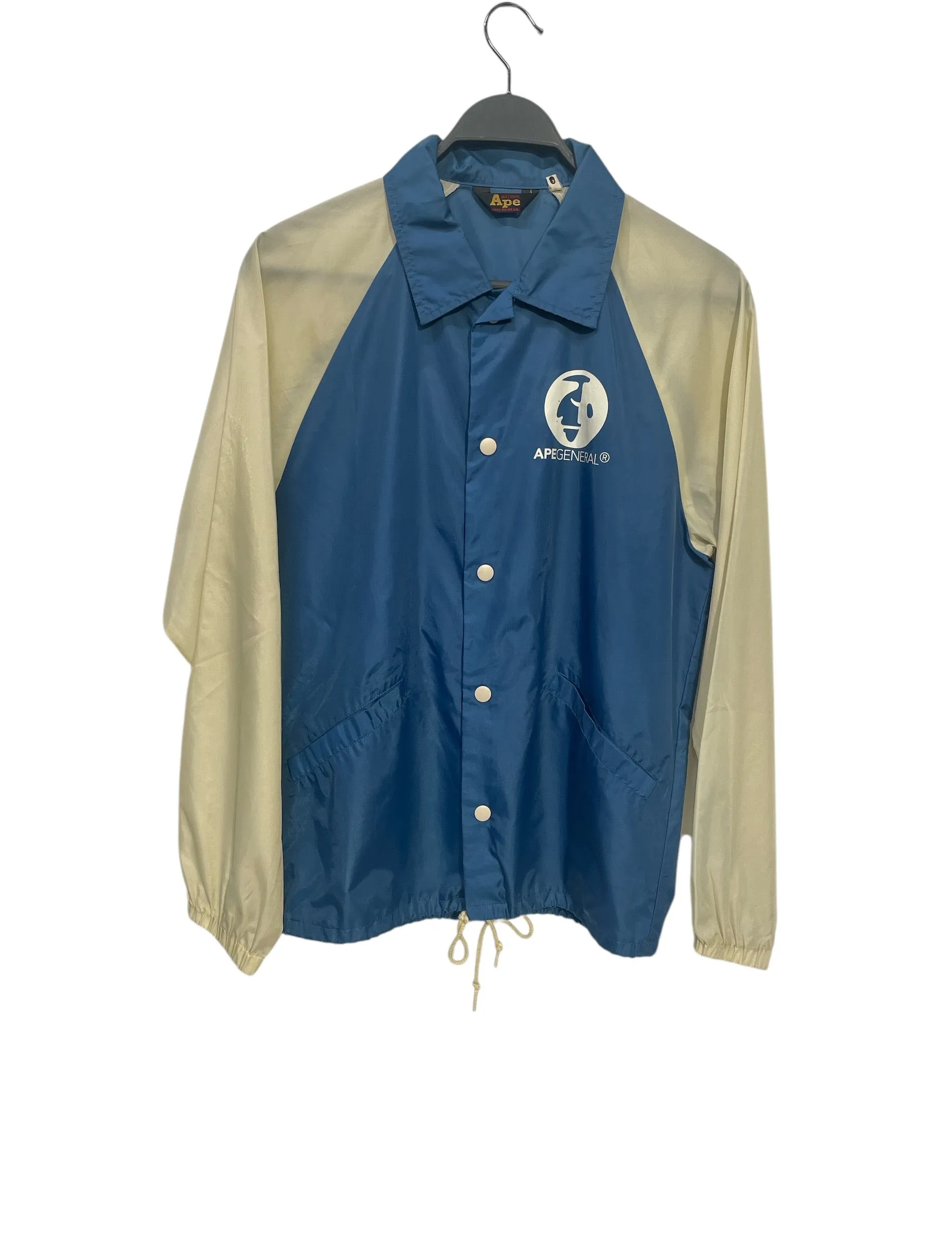 A BATHING APE/Windbreaker/BLU/ape general logo raincoat