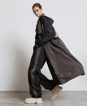 Access Fashion Long Jacket Raincoat With A Hood