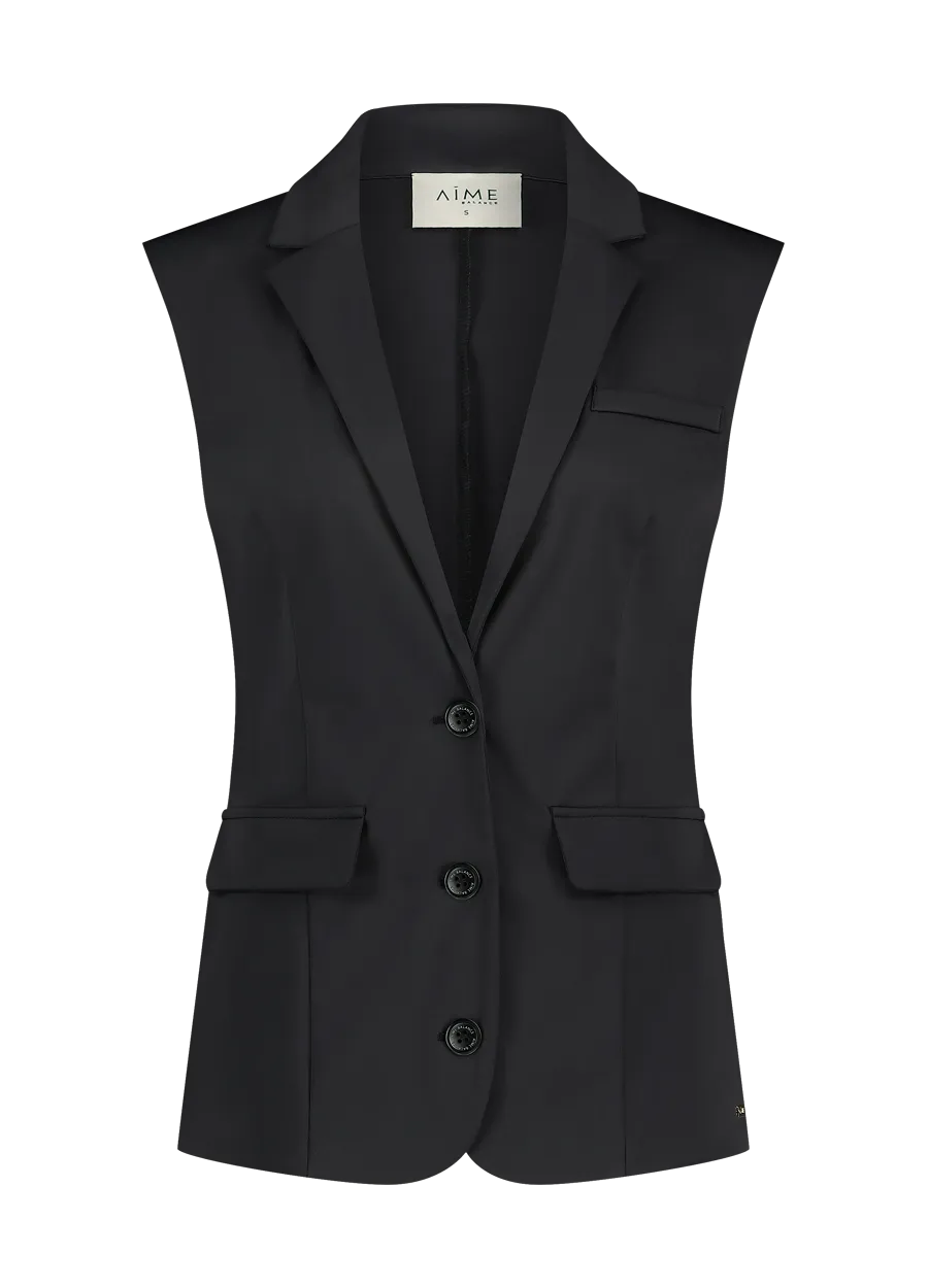 Aime Balance Vajen Black Gilet