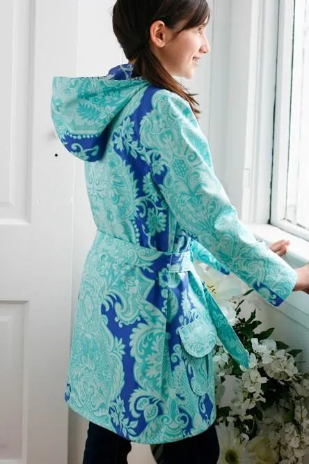 Amy Butler - "Little Splashes" Hooded Raincoat