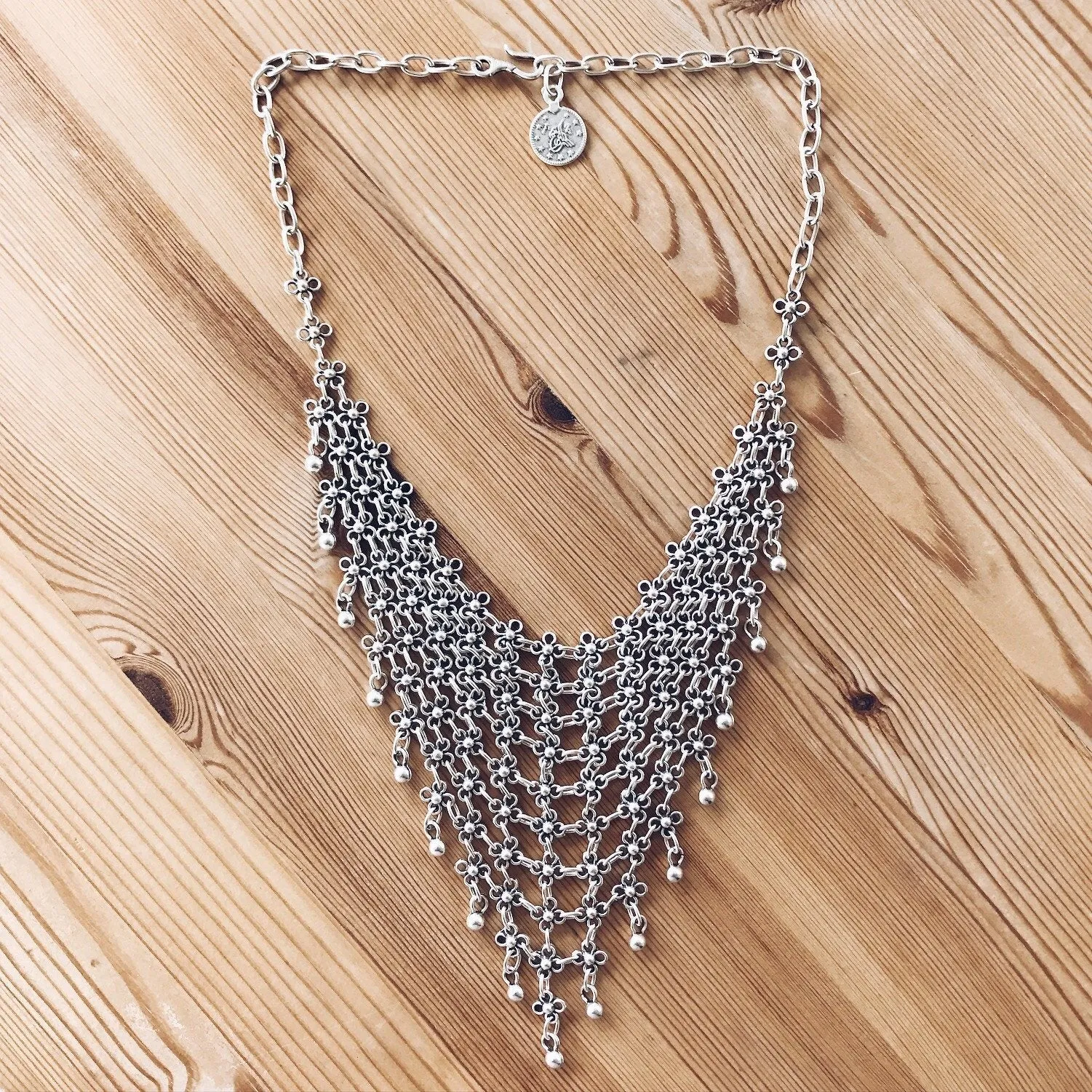 Anatolian Waterfall boho necklace