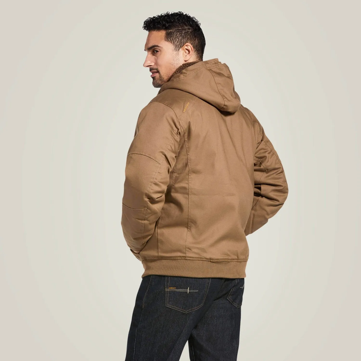 Ariat Men's DuraCanvas Sherpa Lined Hooded Jacket