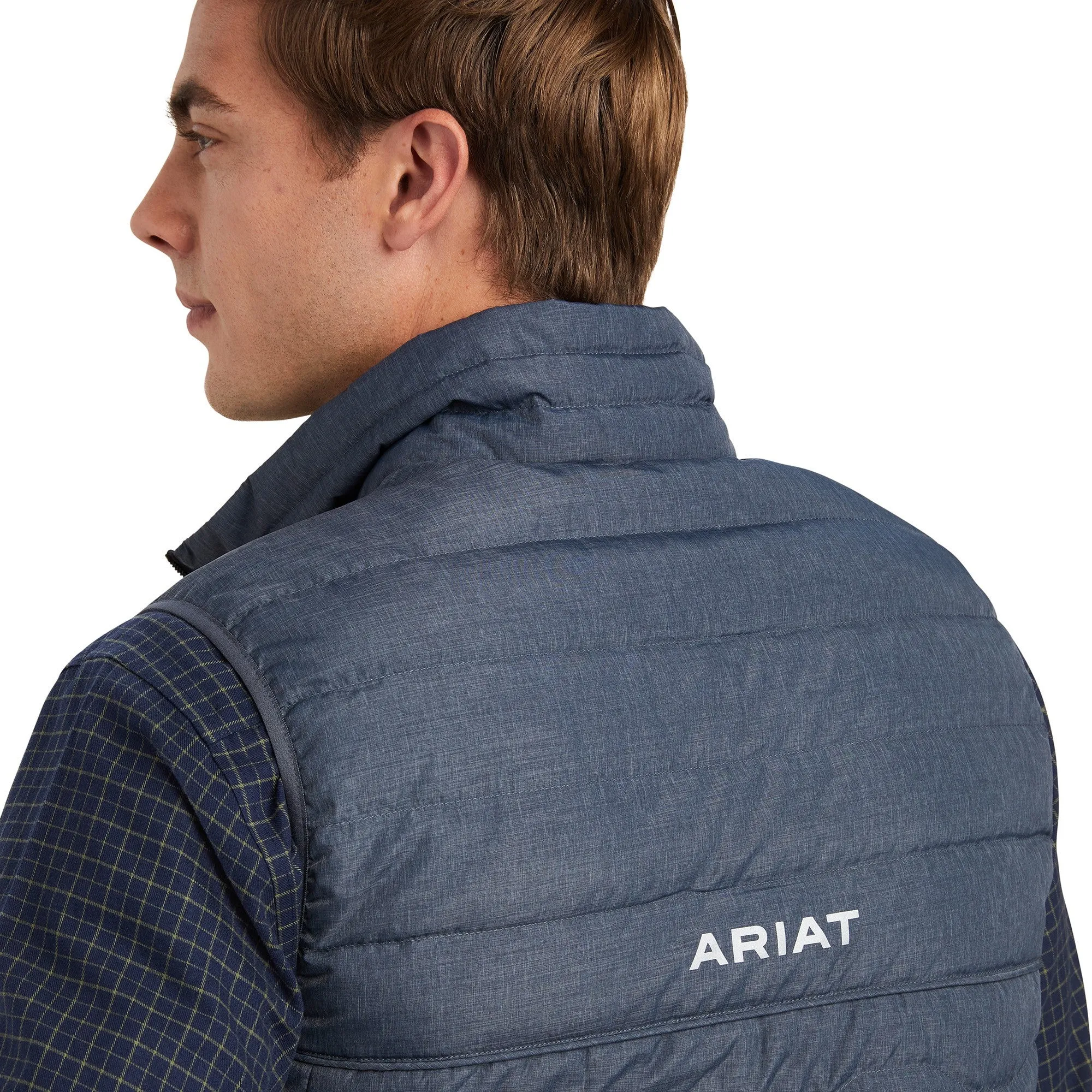 Ariat Mens Ideal Down Vest - Charcoal Heather