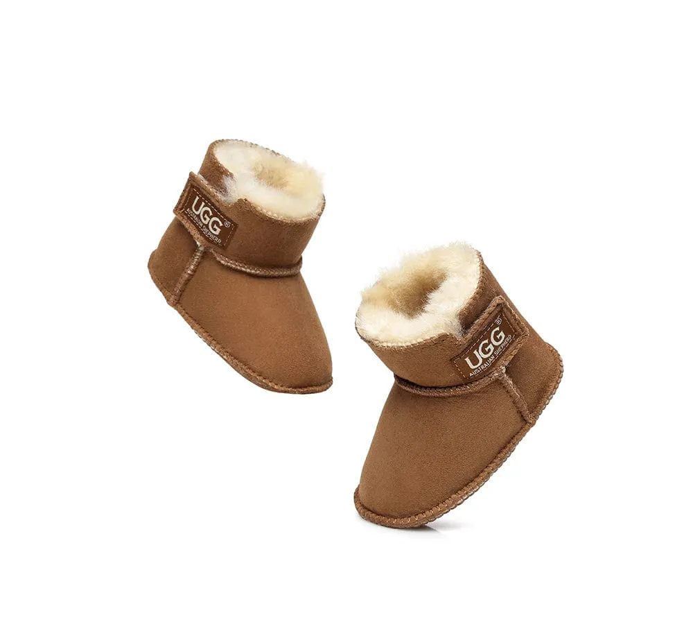 AUSTRALIAN SHEPHERD® UGG Baby Australian Sheepskin Wool Booties Erin