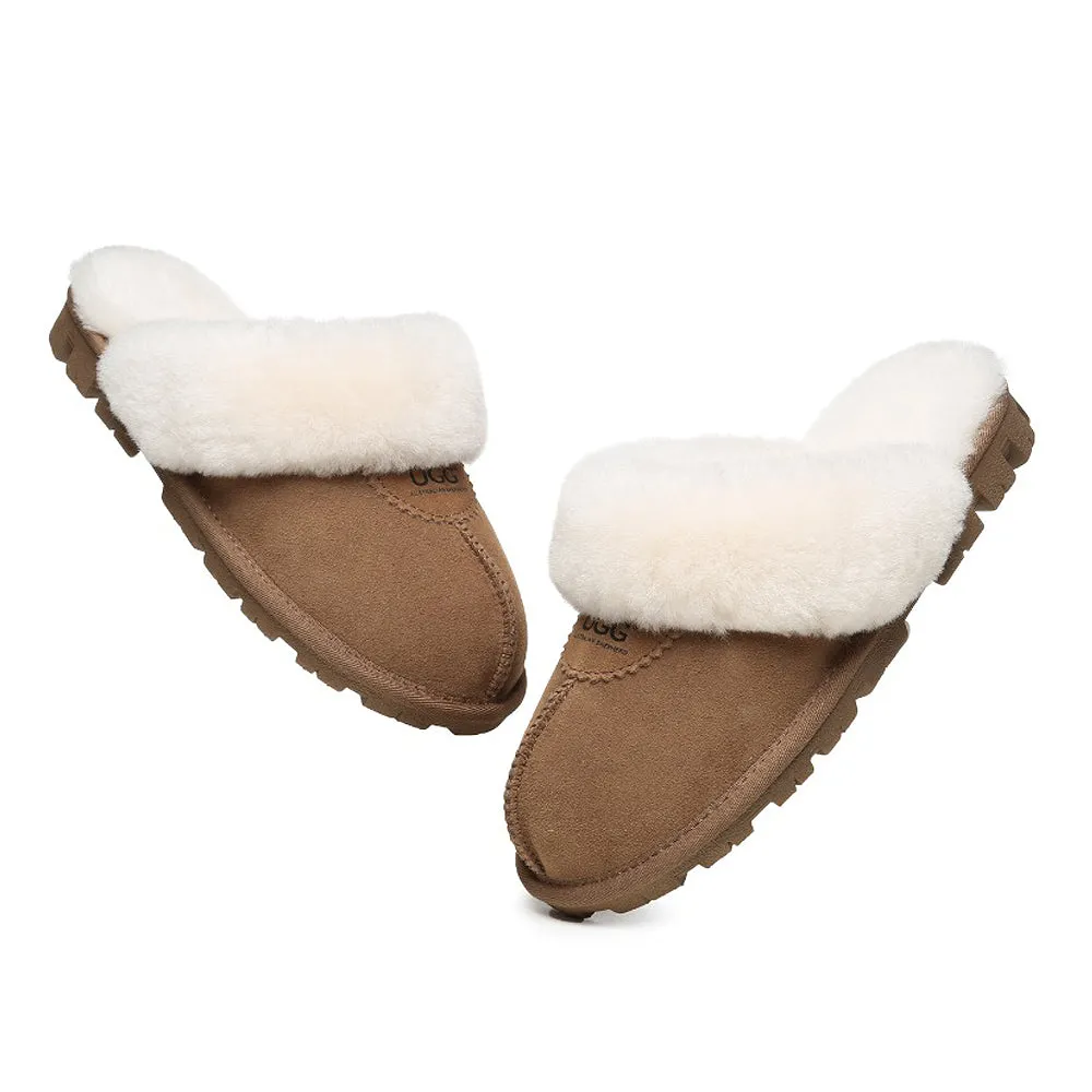 Australian Shepherd Waffle Slippers