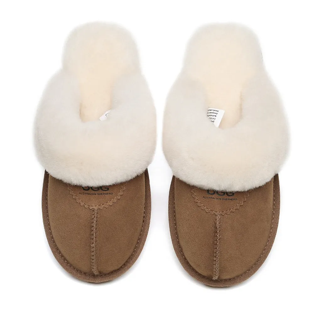 Australian Shepherd Waffle Slippers