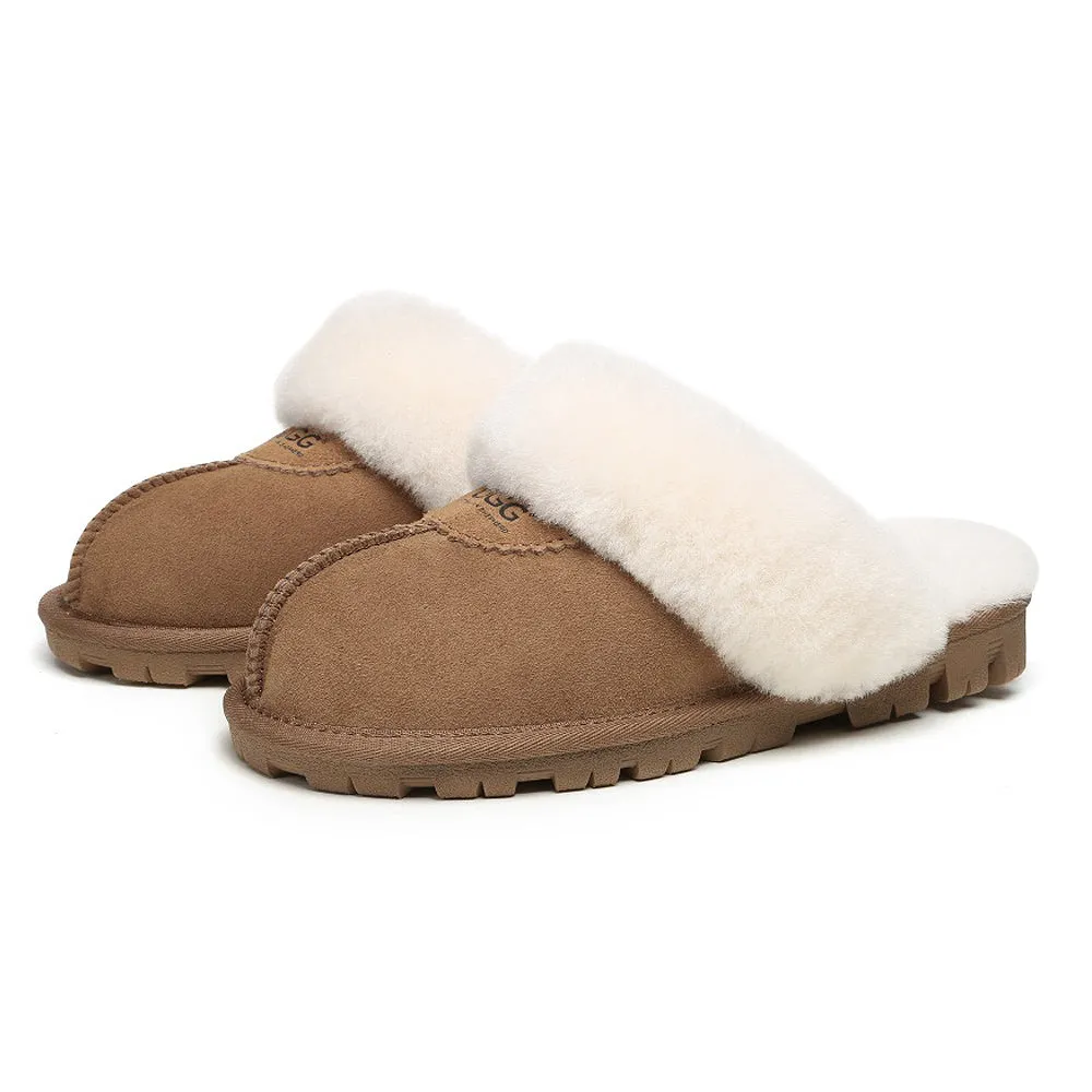 Australian Shepherd Waffle Slippers