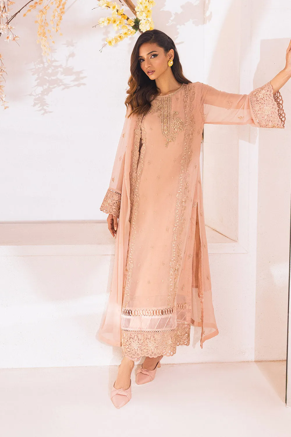 Azure Luxe Eid Embroidered Formal Collection – Majestic Glow