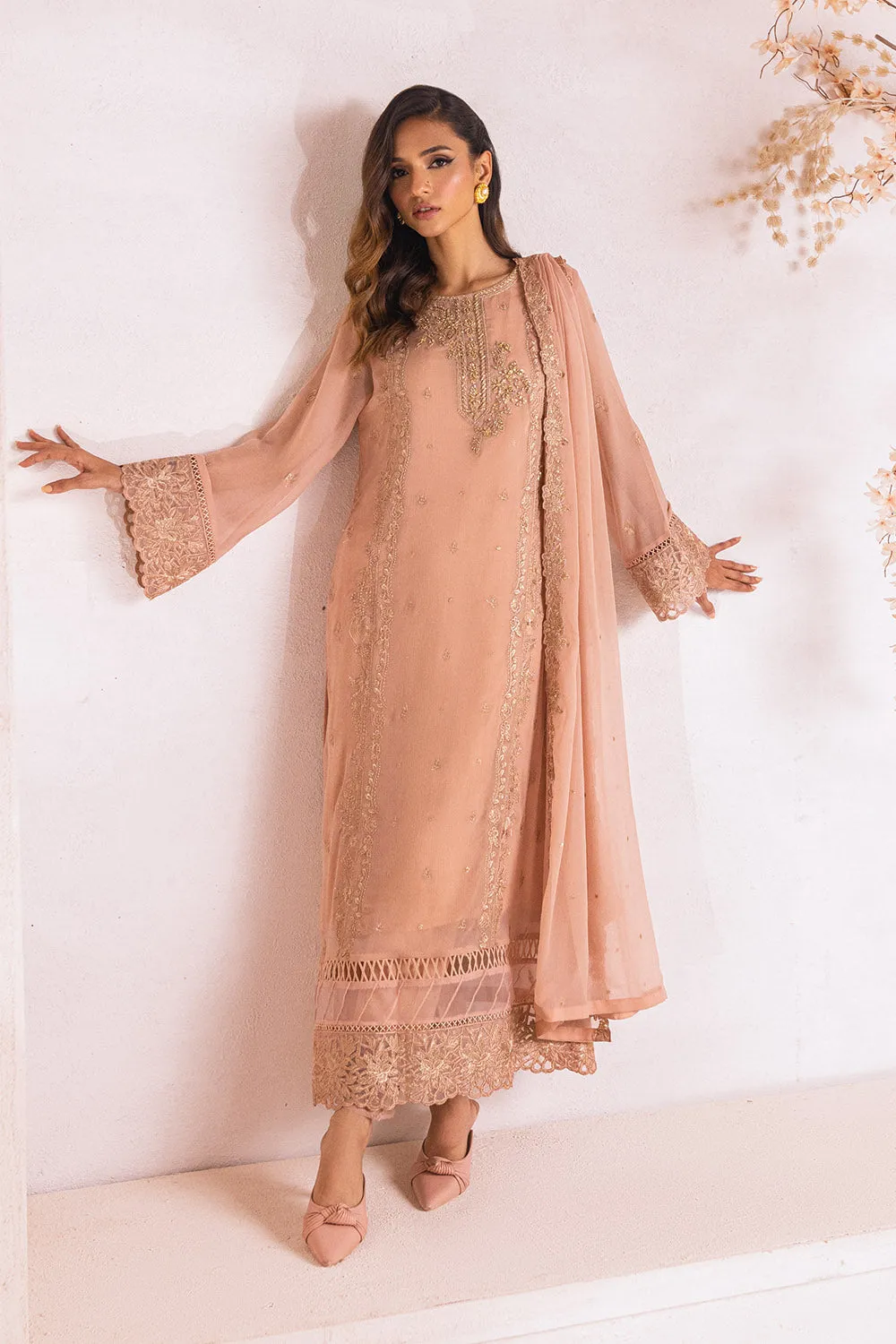 Azure Luxe Eid Embroidered Formal Collection – Majestic Glow