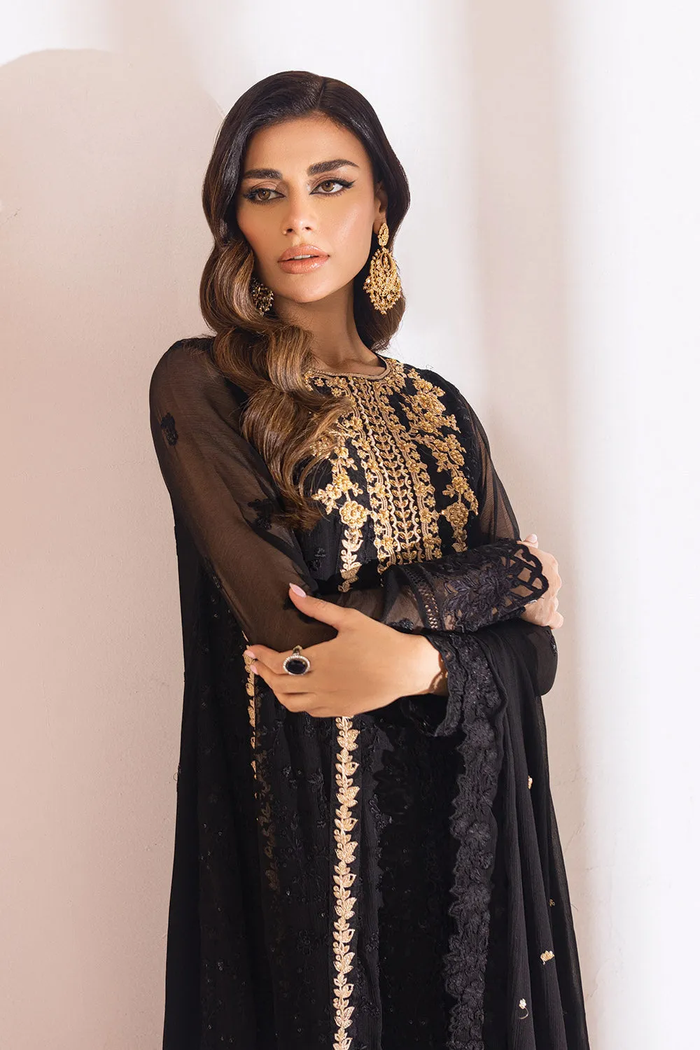 Azure Luxe Eid Embroidered Formal Collection – Raven Aura