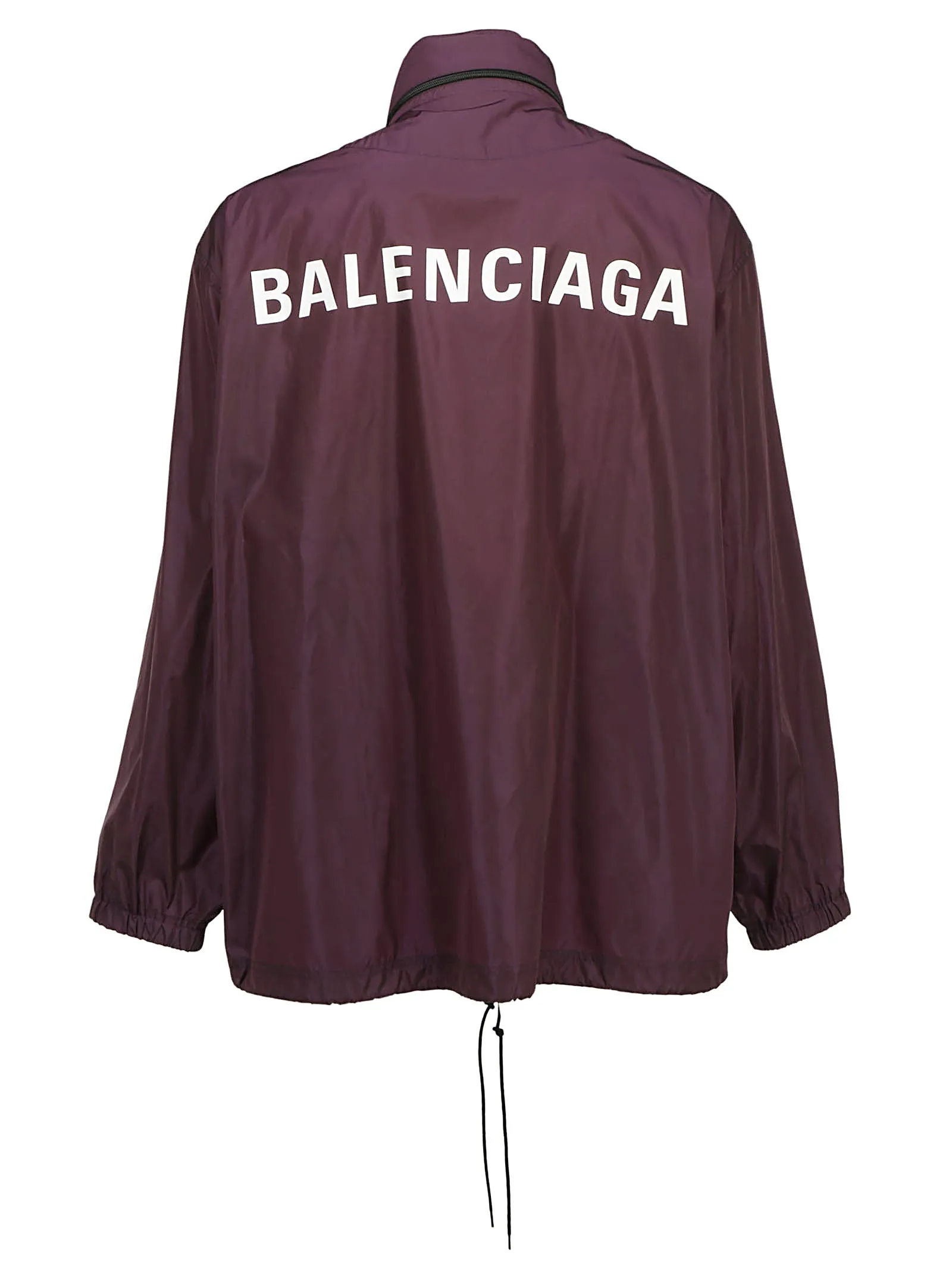 Balenciaga Logo Printed Raincoat