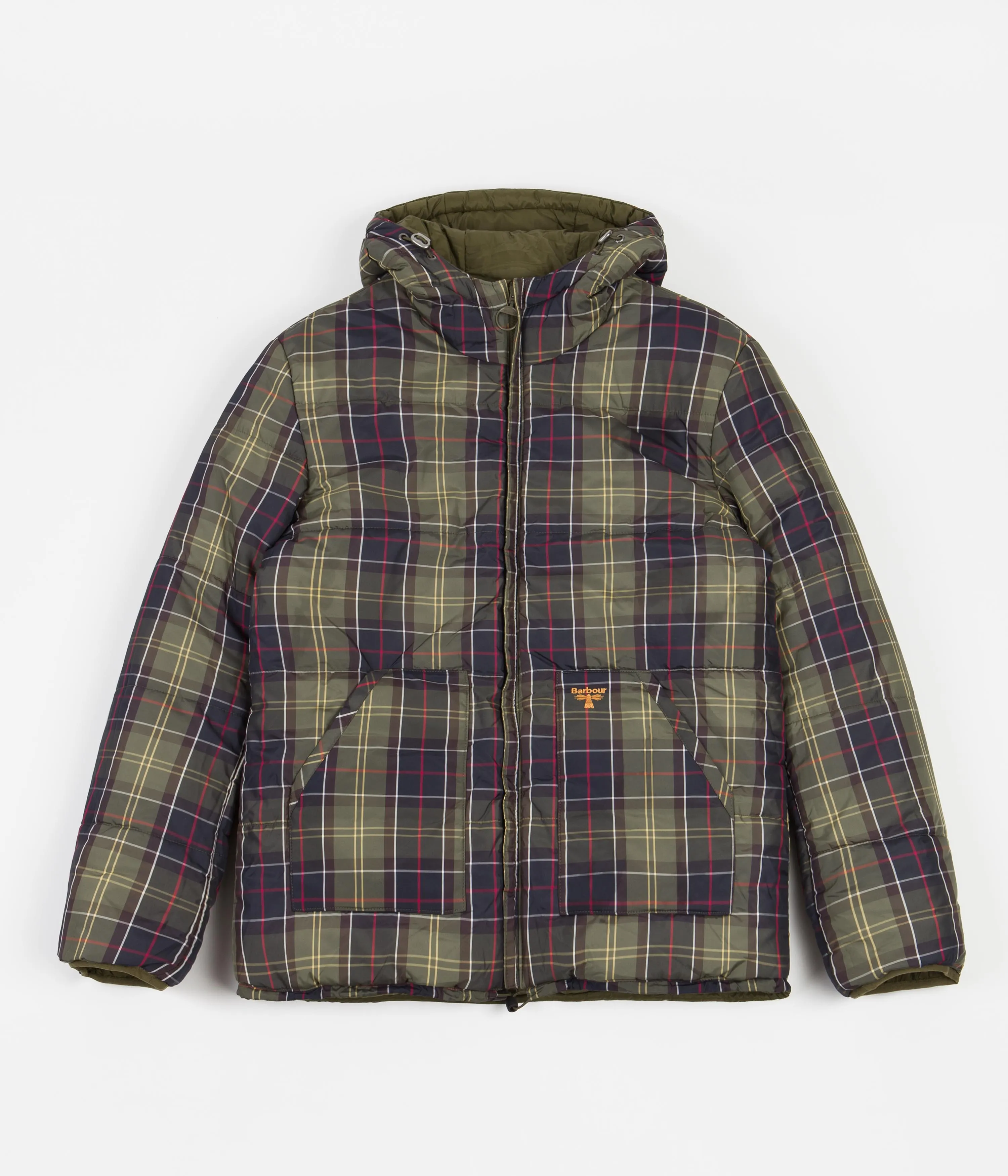 Barbour Beacon Reversible Hike Quilted Jacket - Uniform Olive