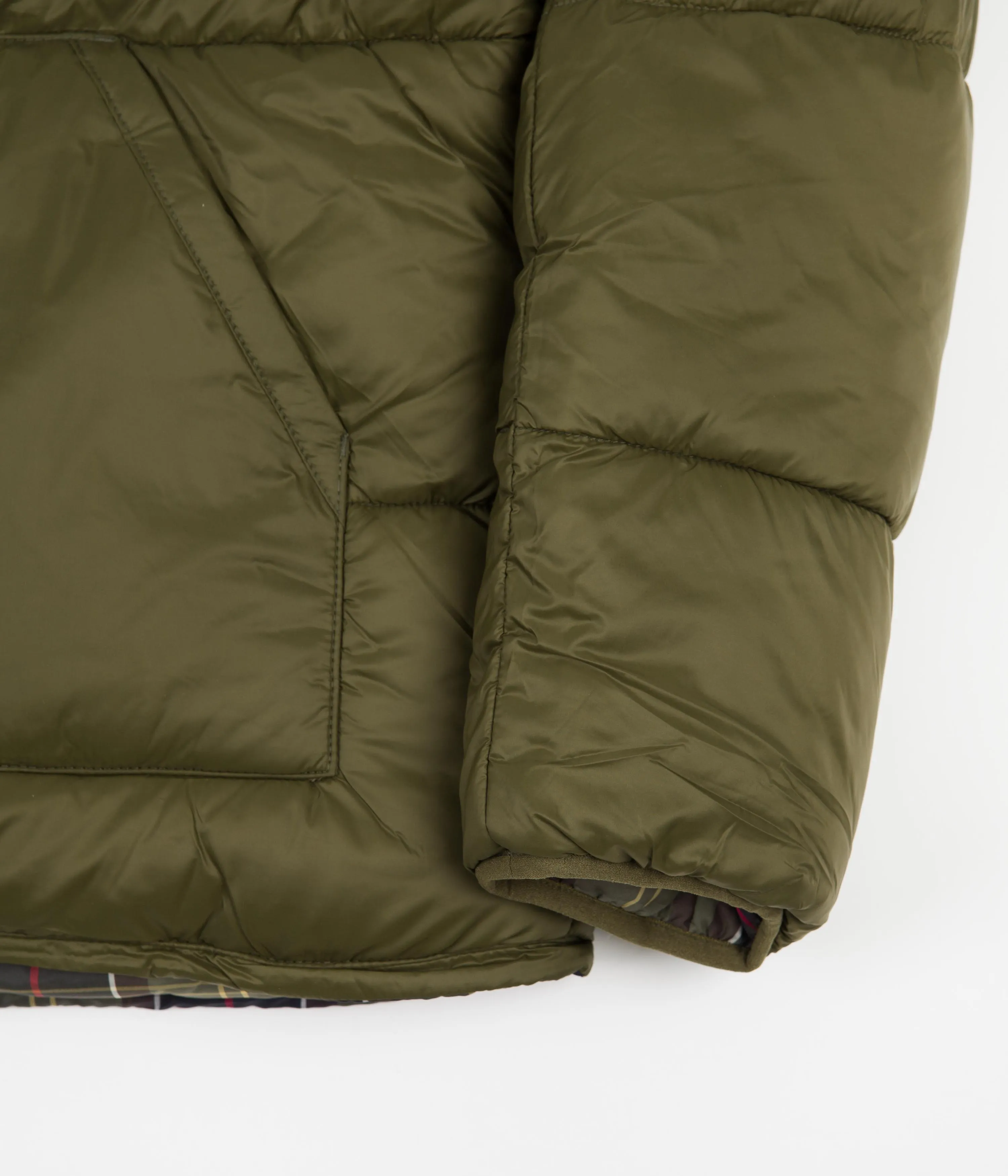 Barbour Beacon Reversible Hike Quilted Jacket - Uniform Olive