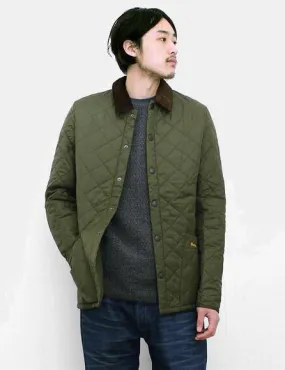 Barbour Heritage Liddesdale Quilted Jacket - Olive Green