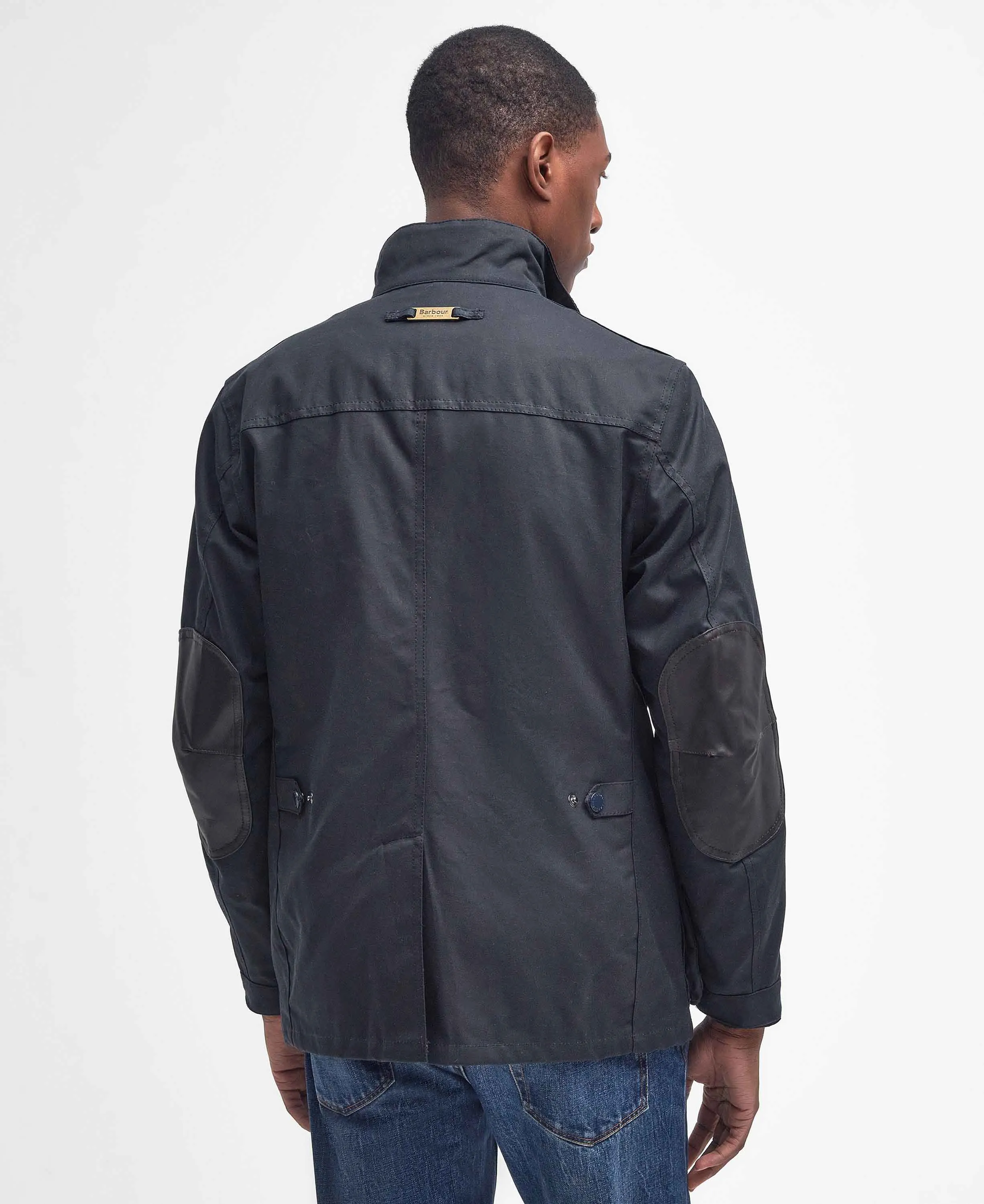 Barbour Ogston Wax Jacket - Navy