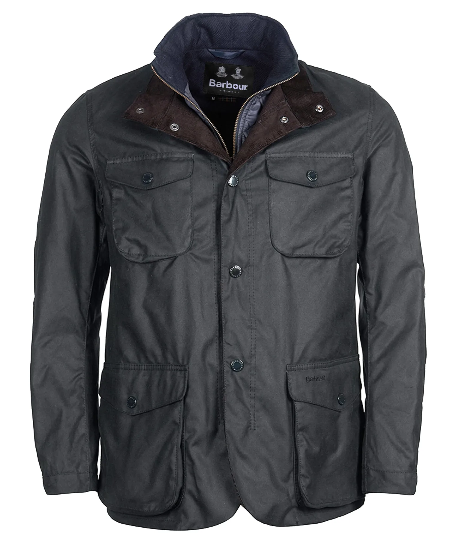 Barbour Ogston Wax Jacket - Navy