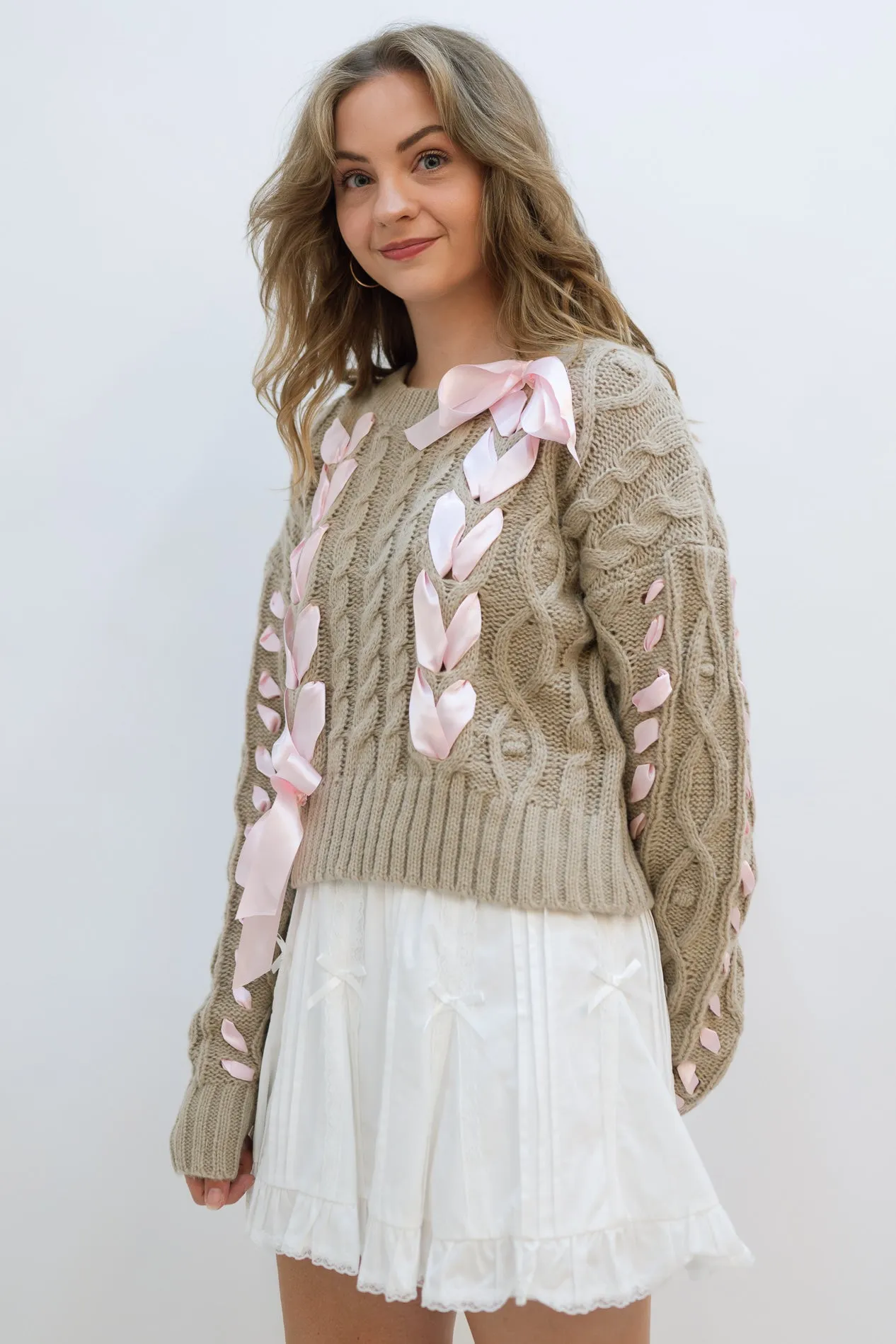 Bianca Bow Knit Sweater