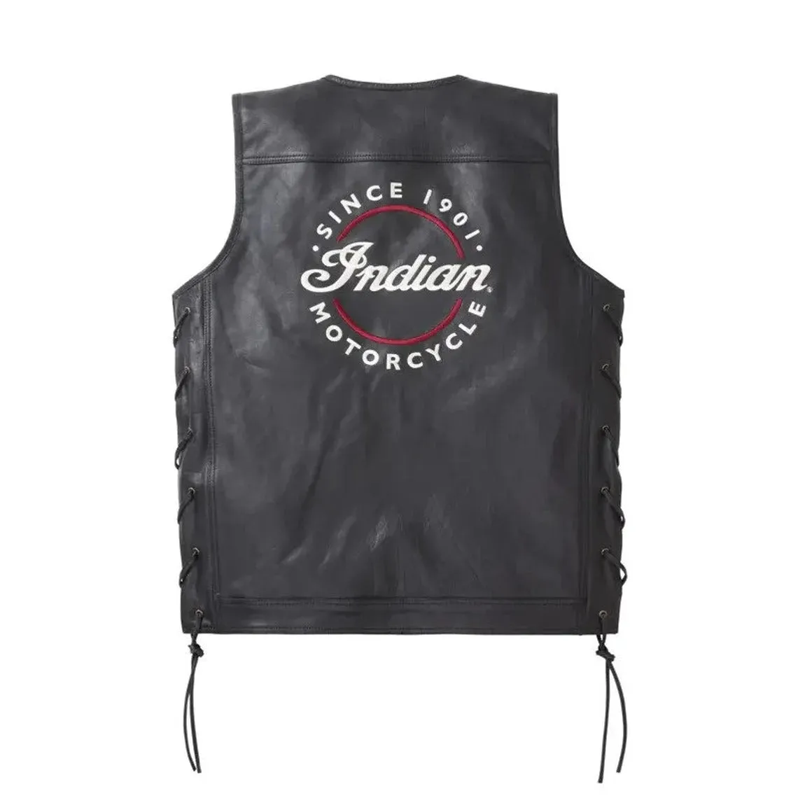 Biker vest Indian Motorcycle 1901 Edition Black