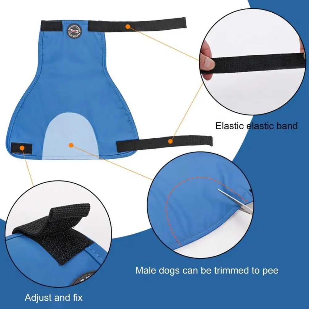 Breathable Dog Belly Band - Waterproof Anti-Dirty Belly Cover for Pets