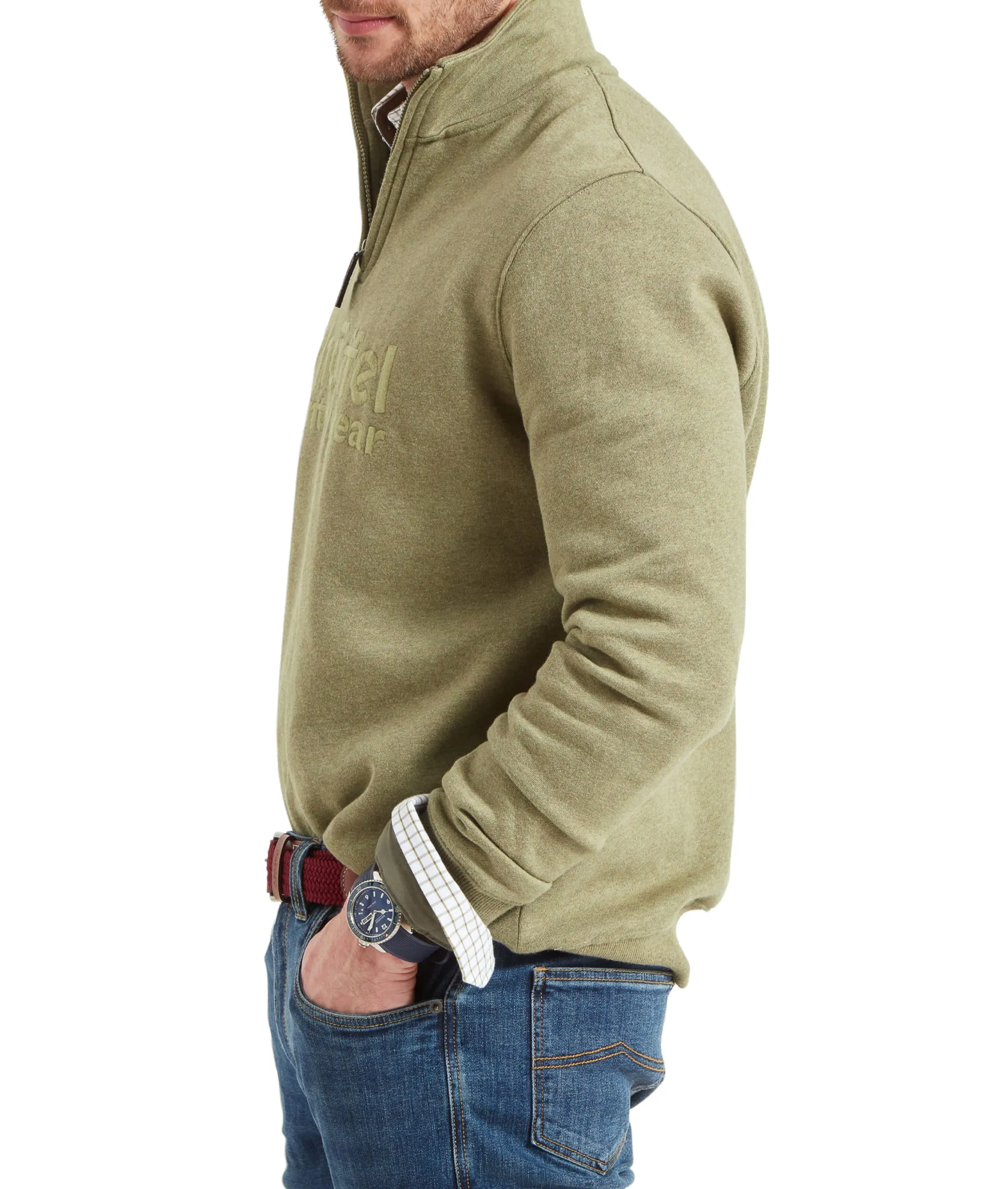 Bude Sweatshirt - Light Khaki Marl