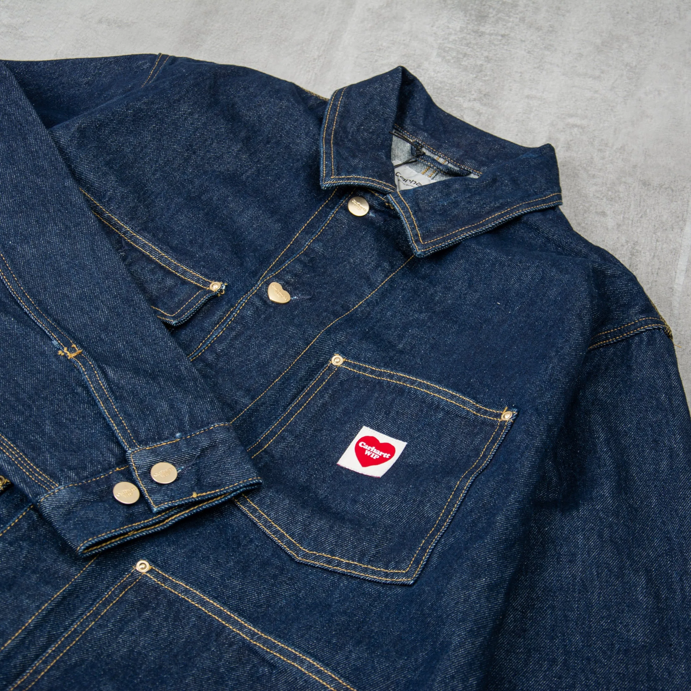 Carhartt WIP Nash Jacket - Blue Rinsed