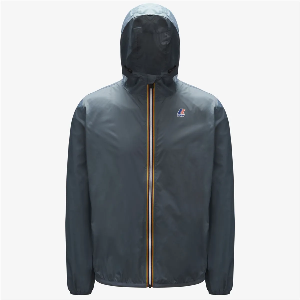 Claude - Unisex Packable Full Zip Waterproof  Rain Jacket in Grey Everest