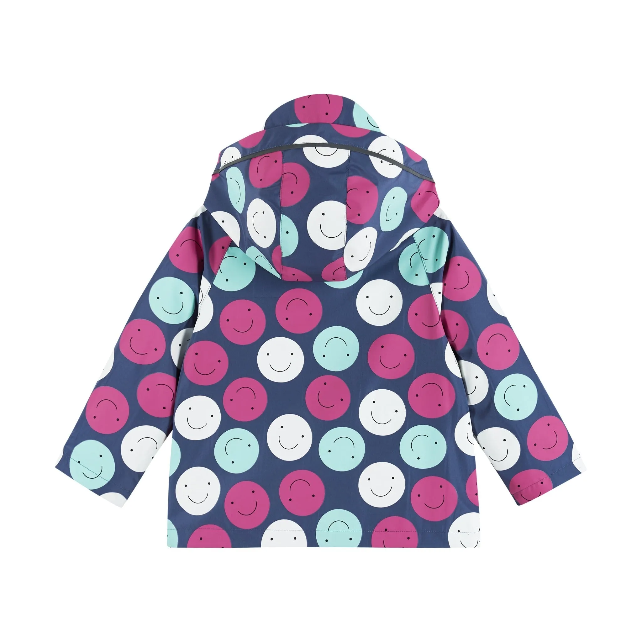 Color Changing Raincoat (Size 5-6X Years) | Smiley Print