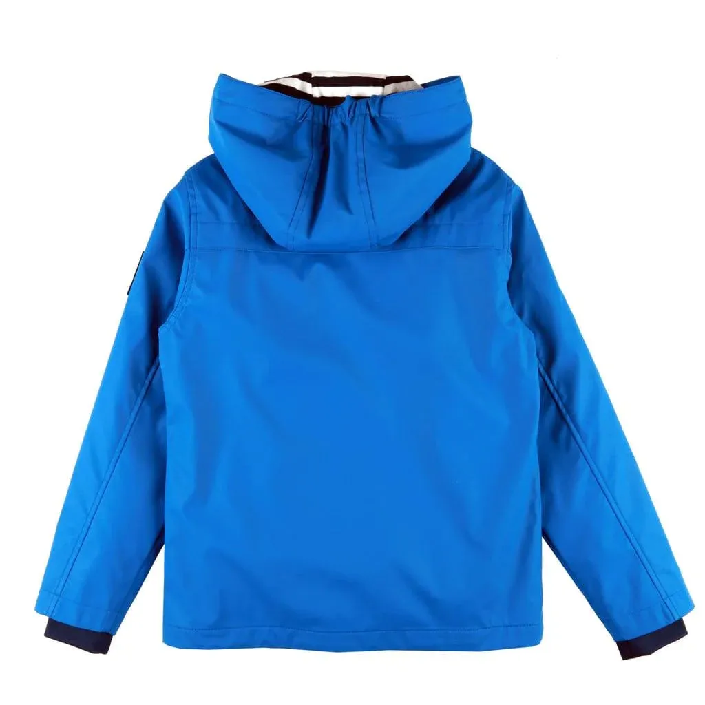 Conifere Blue Boys' Stripped Raincoat