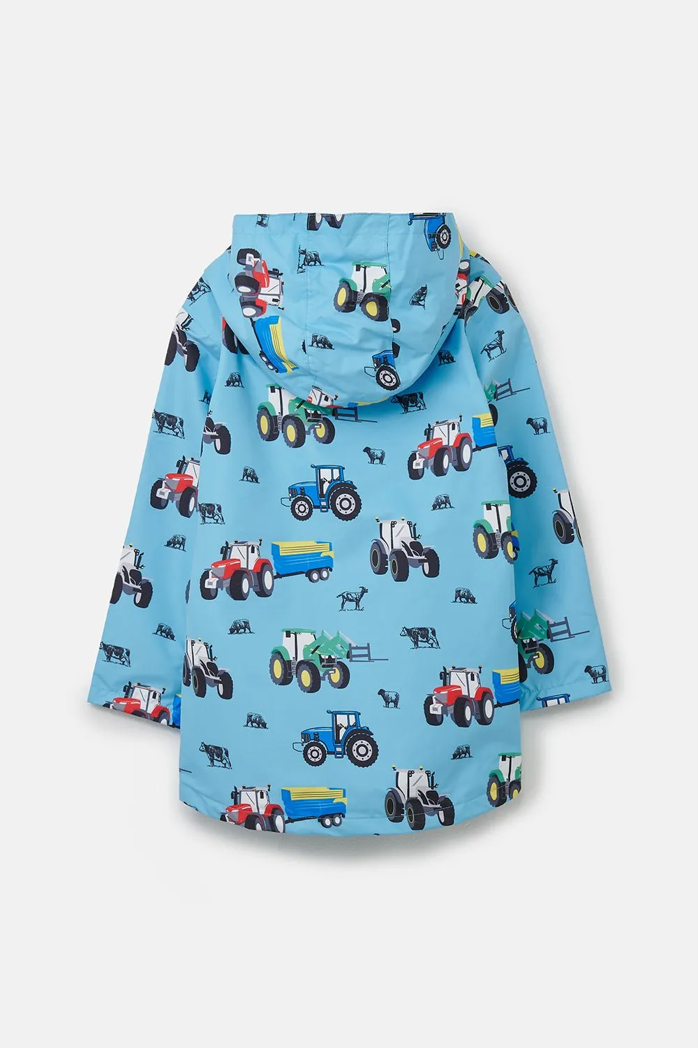 Ethan Jacket - Blue Tractor Print