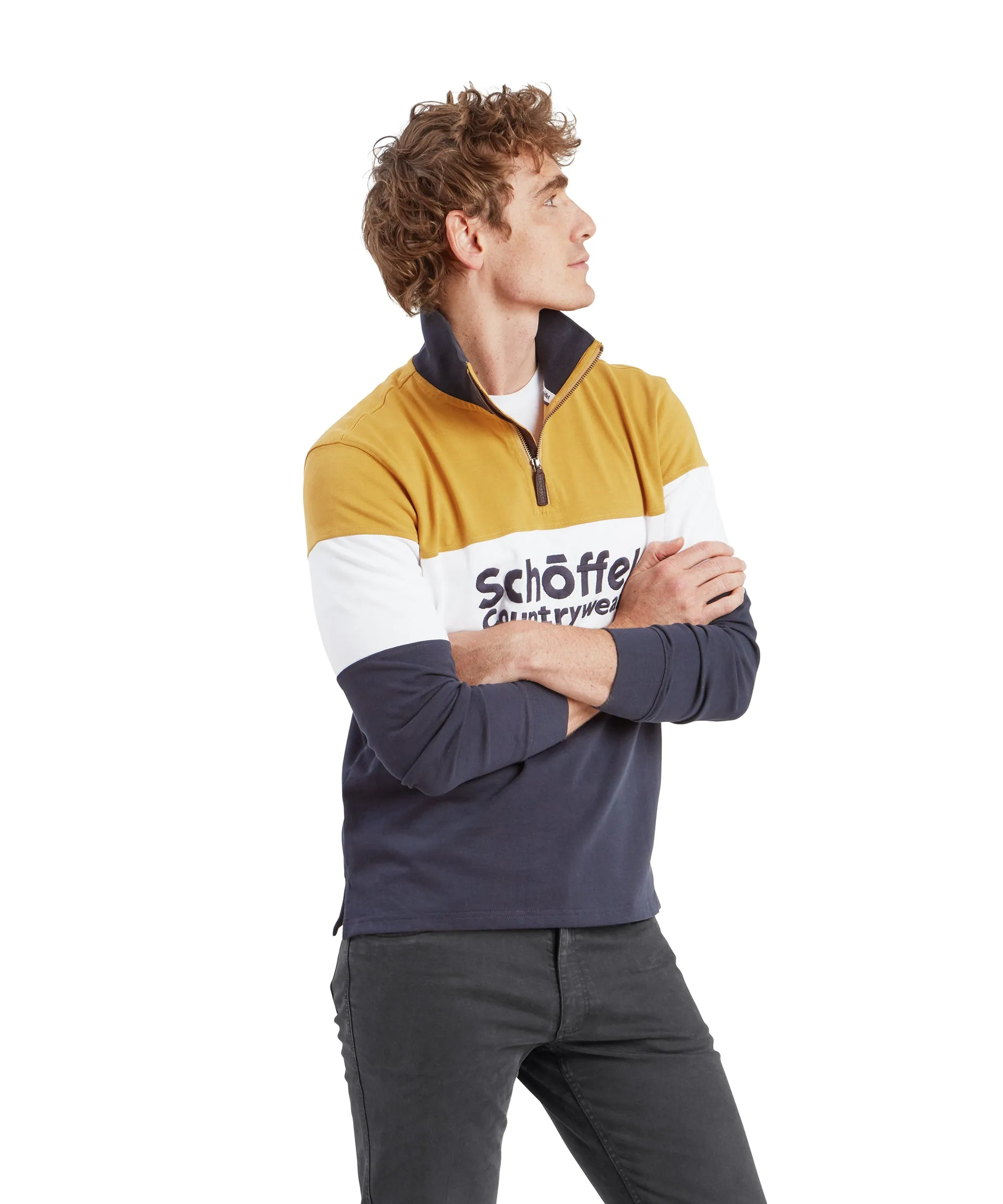 Exeter Heritage Quarter Zip - Mustard