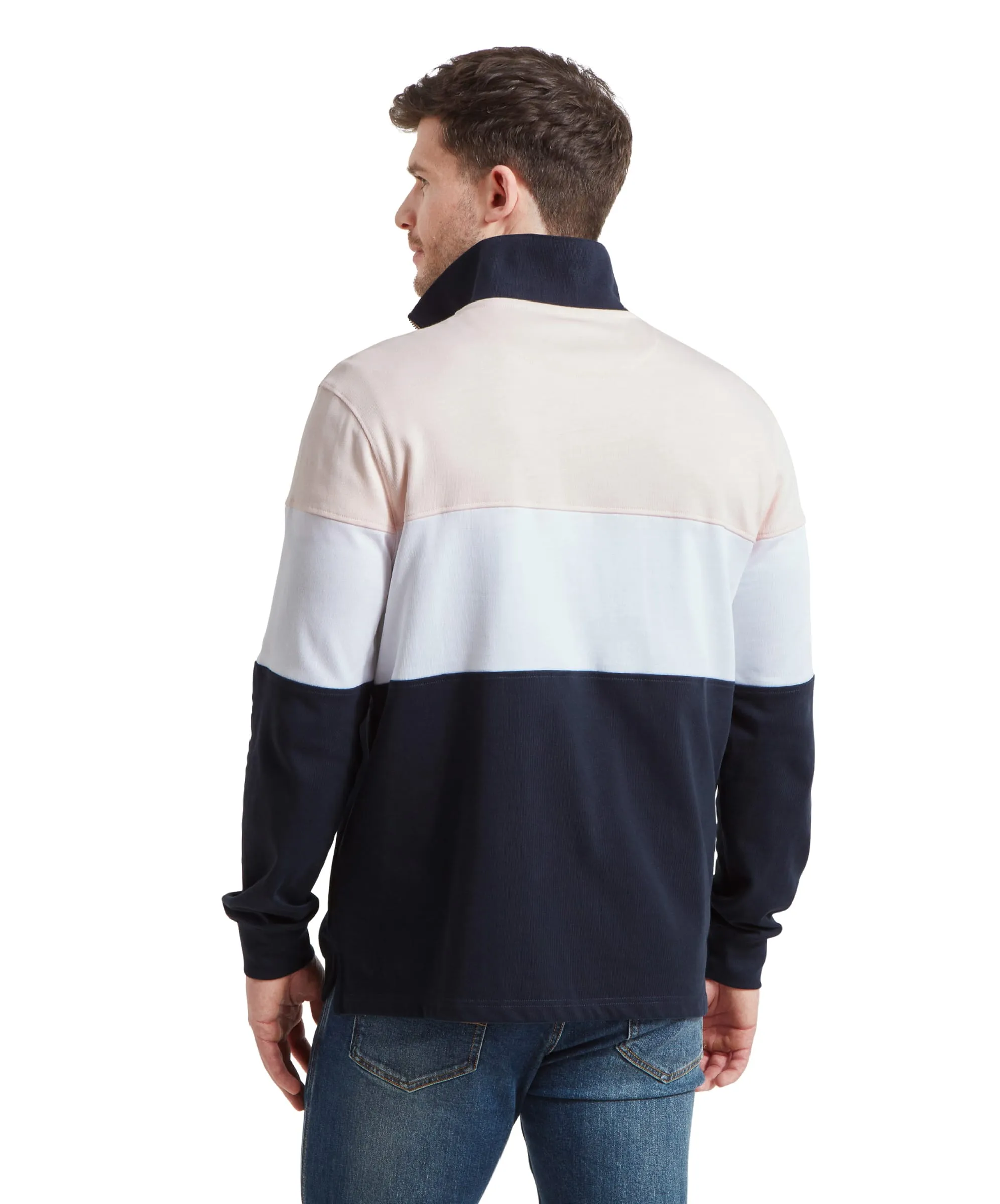 Exeter Heritage Quarter Zip - Pale Pink