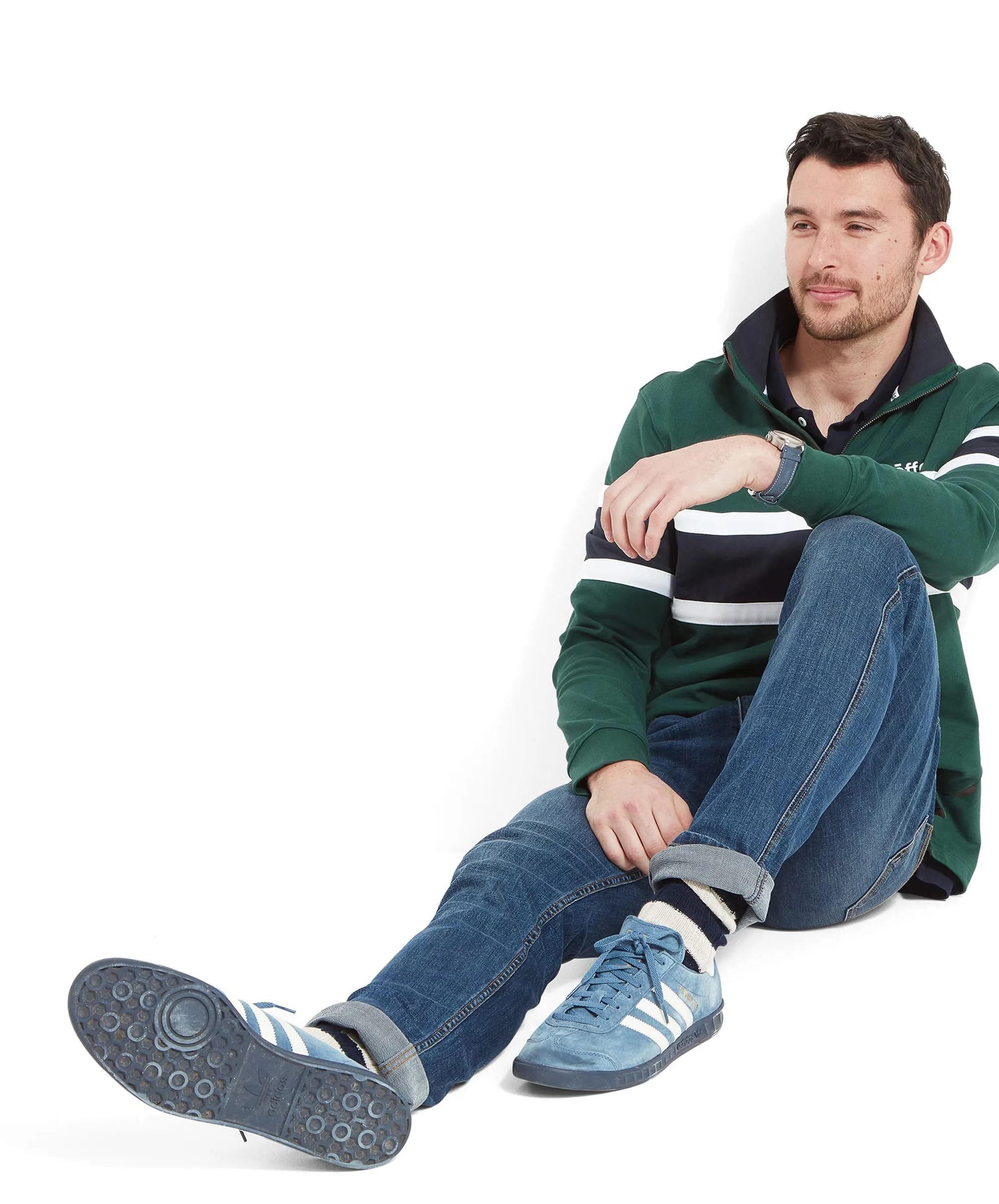 Exmouth Heritage Quarter Zip - Pine Green