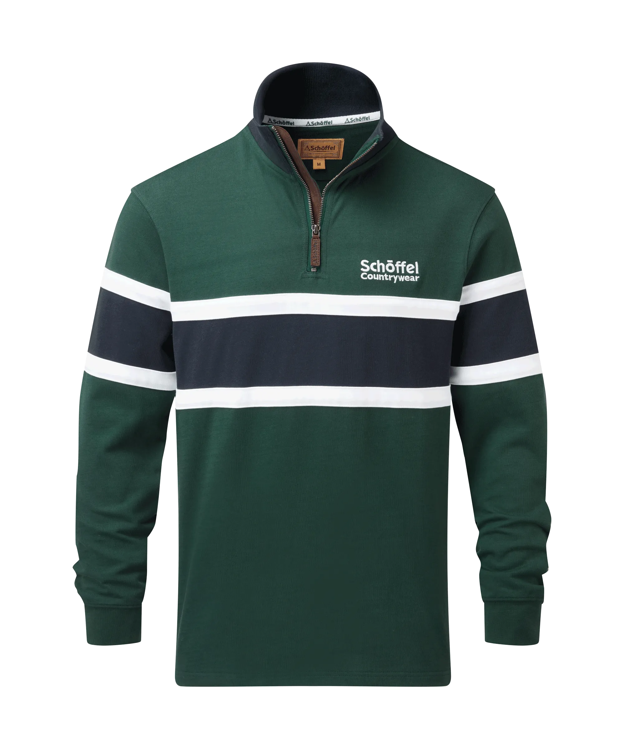 Exmouth Heritage Quarter Zip - Pine Green