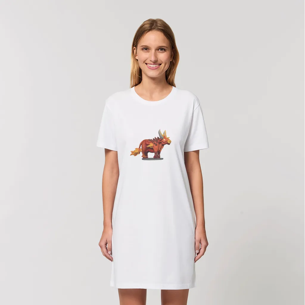 Fire Bull Organic T-Shirt Dress