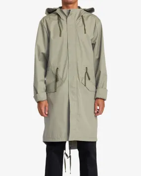 Fishtail Raincoat - Aloe