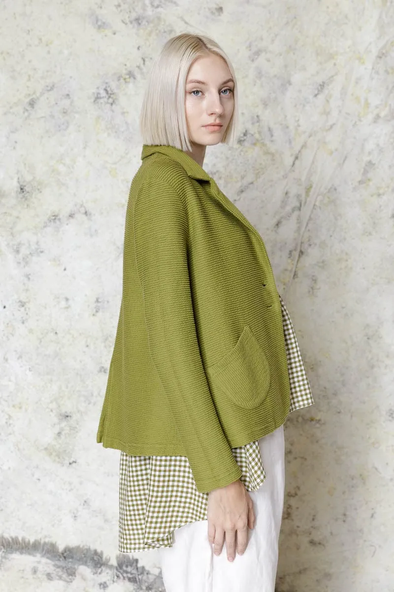 Flare Jacket Leaf Green