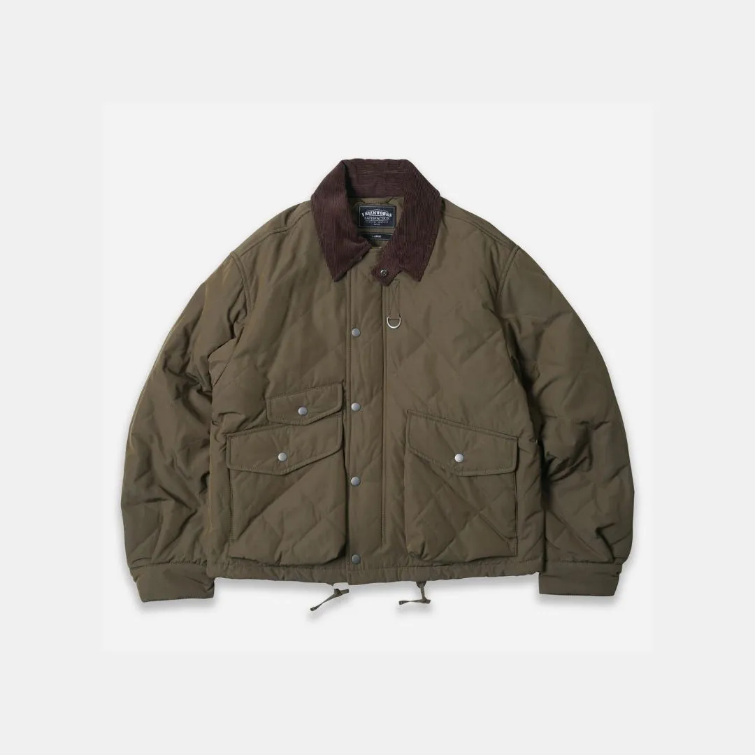 Frizmworks Quilted Heritage Hunting Jacket Olive