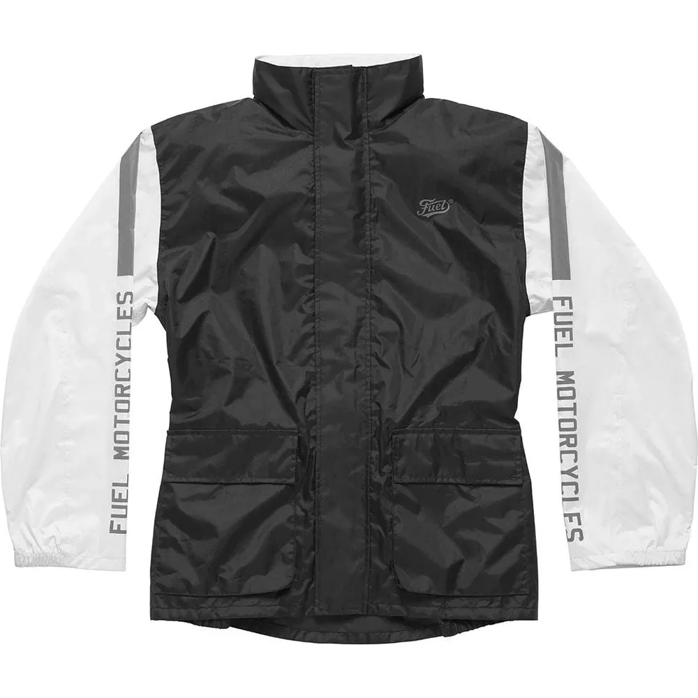 Fuel Thunder Rain Over Jacket Black / White