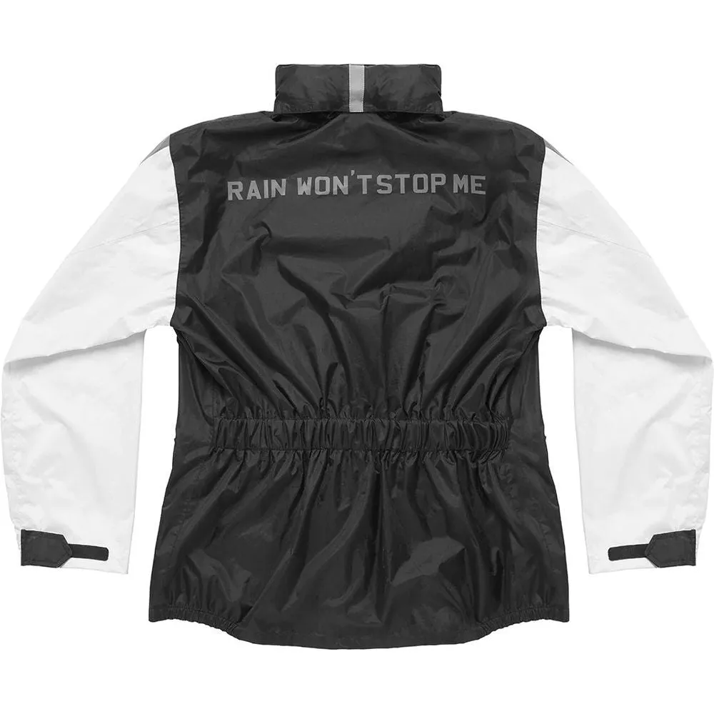 Fuel Thunder Rain Over Jacket Black / White