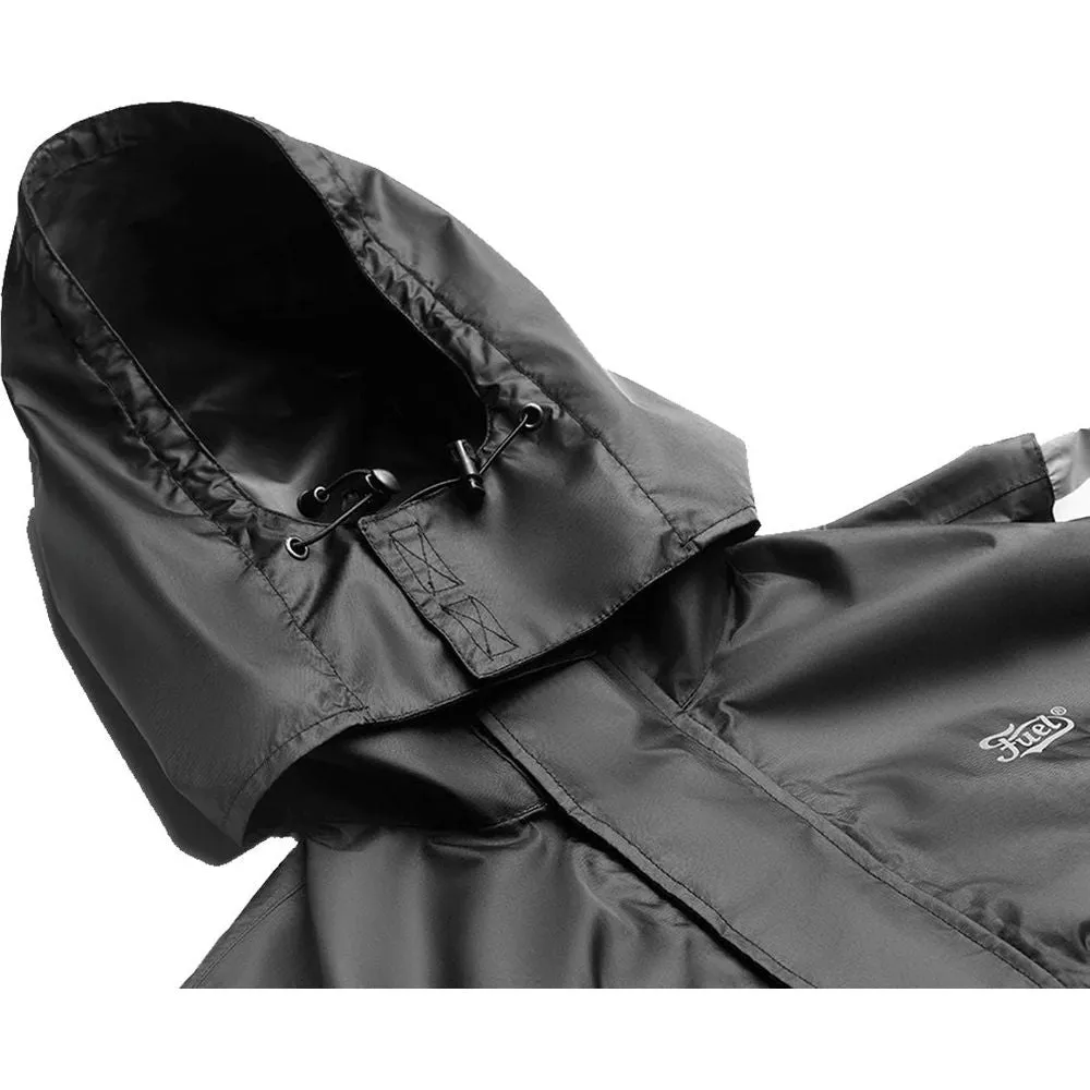 Fuel Thunder Rain Over Jacket Black / White