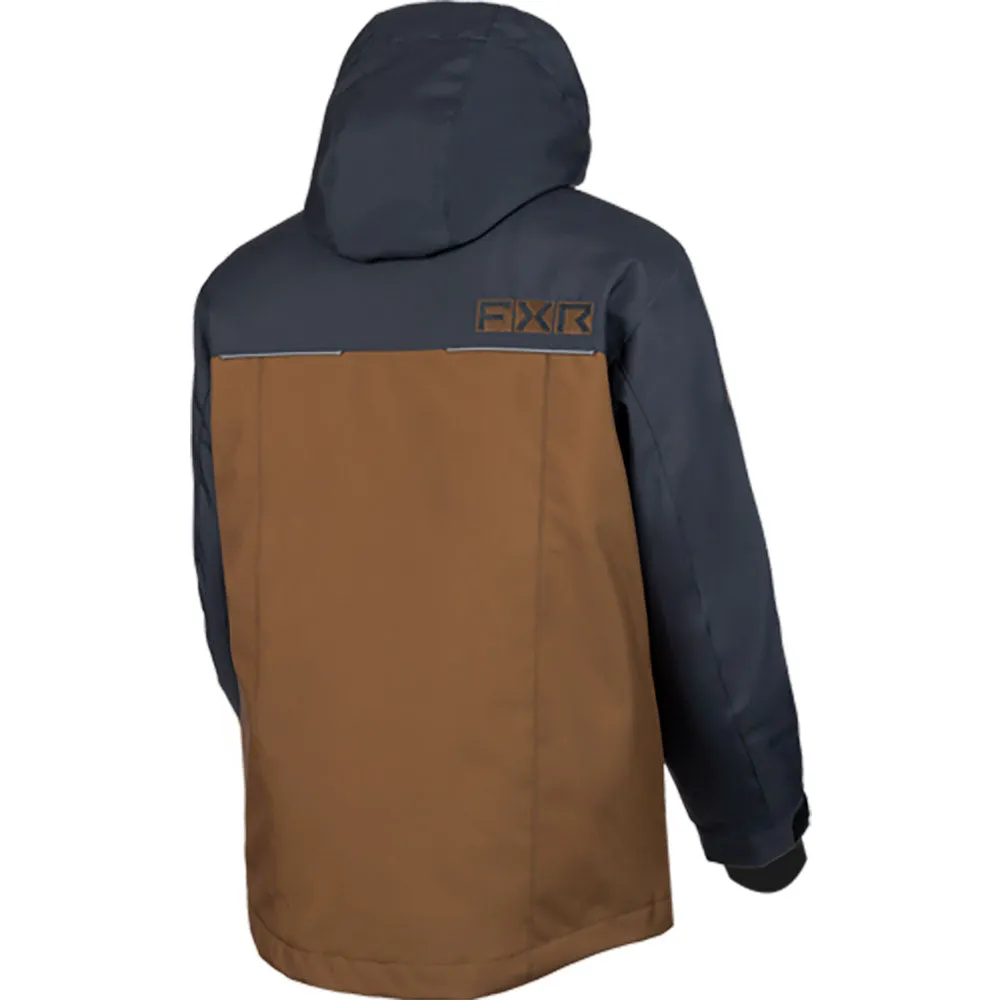 FXR  Youth Kicker Jacket F.A.S.T. HydrX Thermal Flex Insulated Asphalt Copper