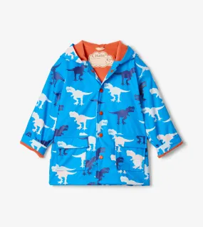 Hatley Colour Changing Raincoat - Giant T-Rex