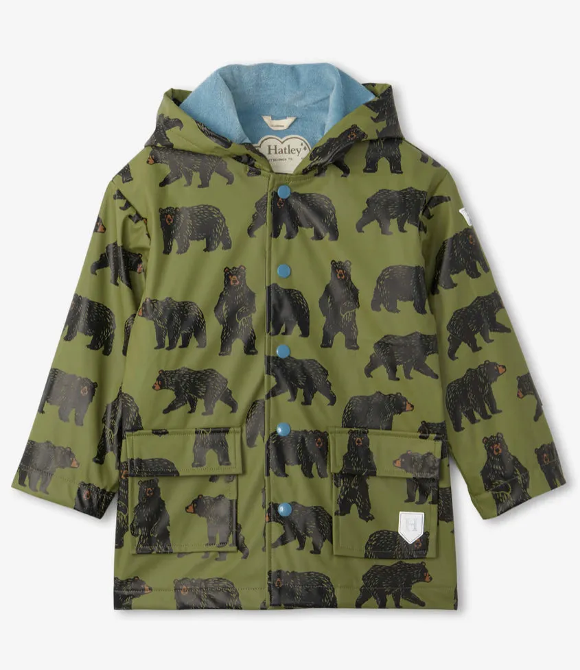 Hatley Raincoat- Wild Bears