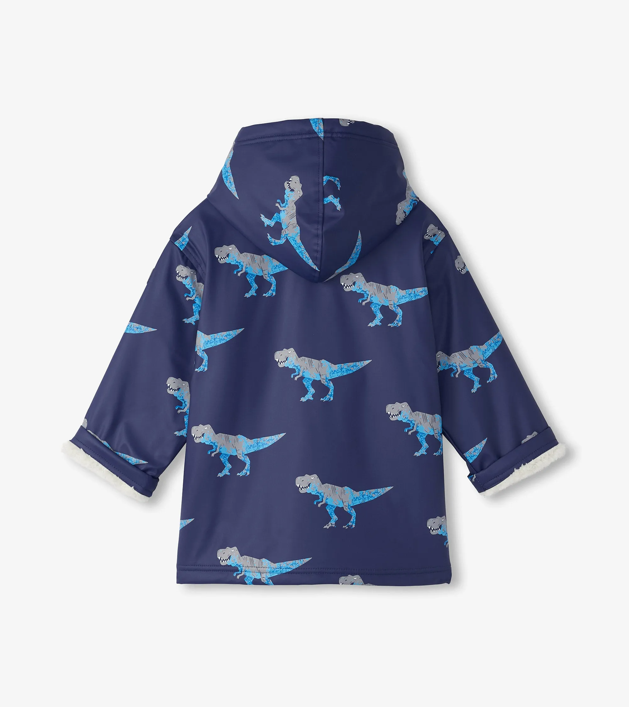 Hatley T-Rex Attack Sherpa Lined Raincoat