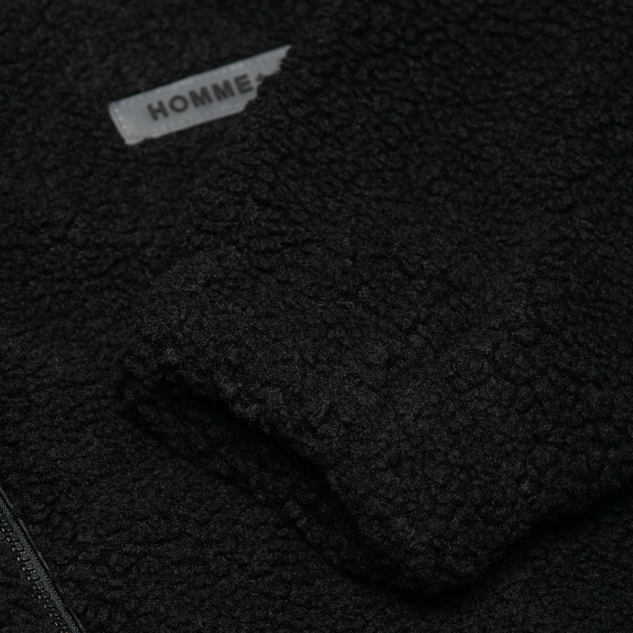 HOMME  Atelier Sherpa Jacket Black