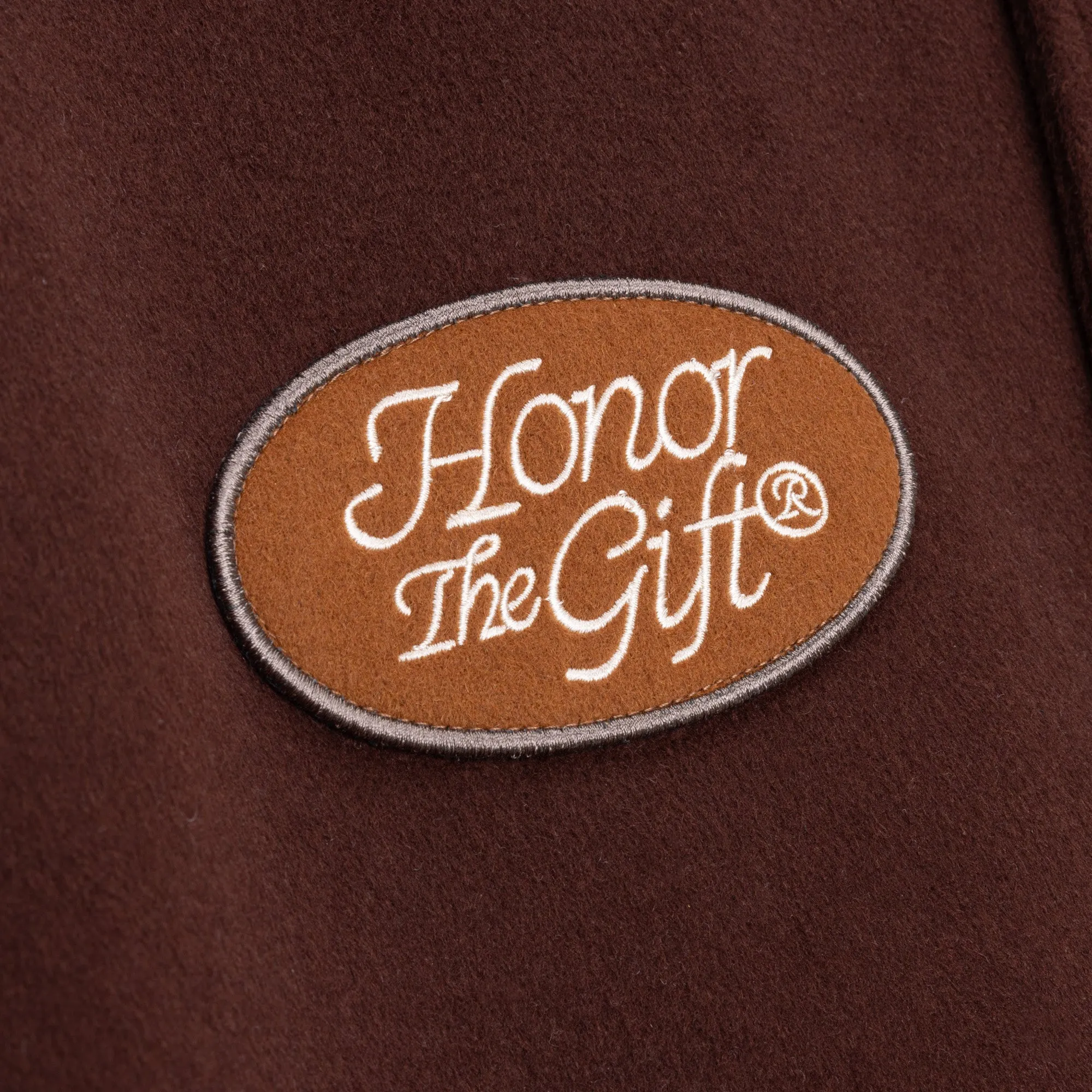 HTG® Letterman Jacket - Brown