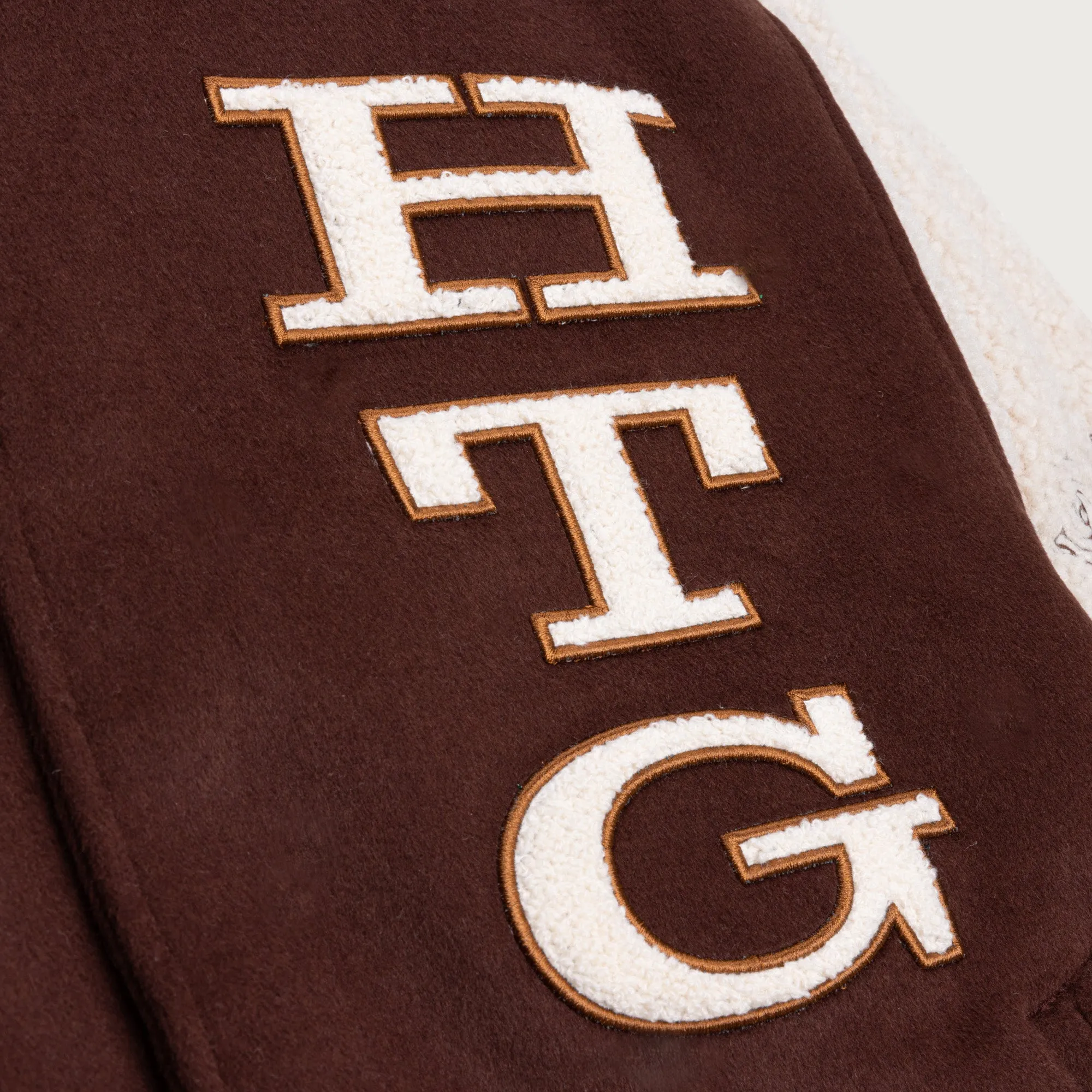 HTG® Letterman Jacket - Brown