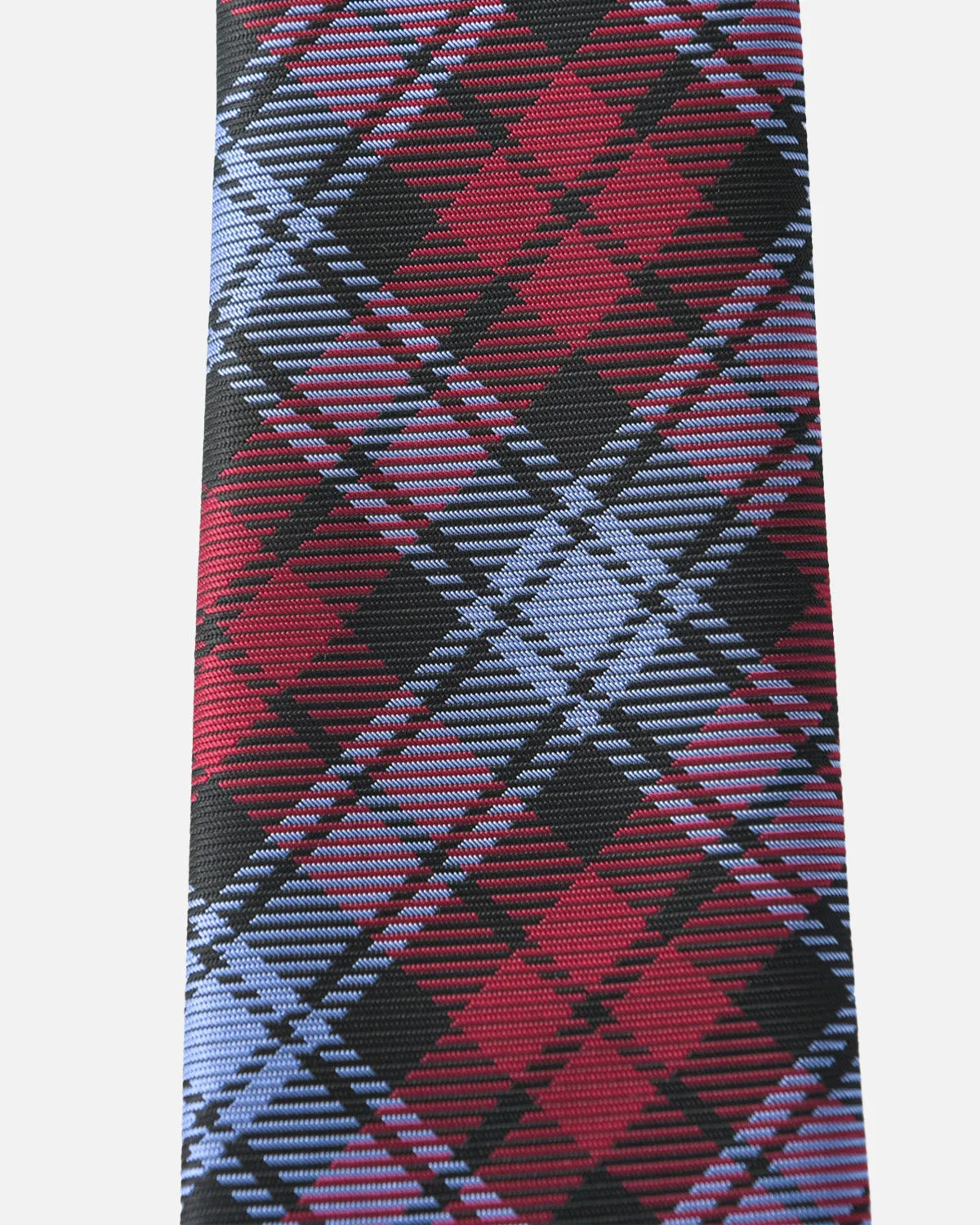 Immortal Blue Red & Black Plaid Tie